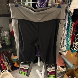 Black and Gray Leggings